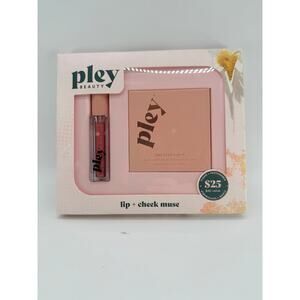 PLEY BEAUTY 2Pc. Glossy Lip Lacquer & Plush Powder Blush Set
